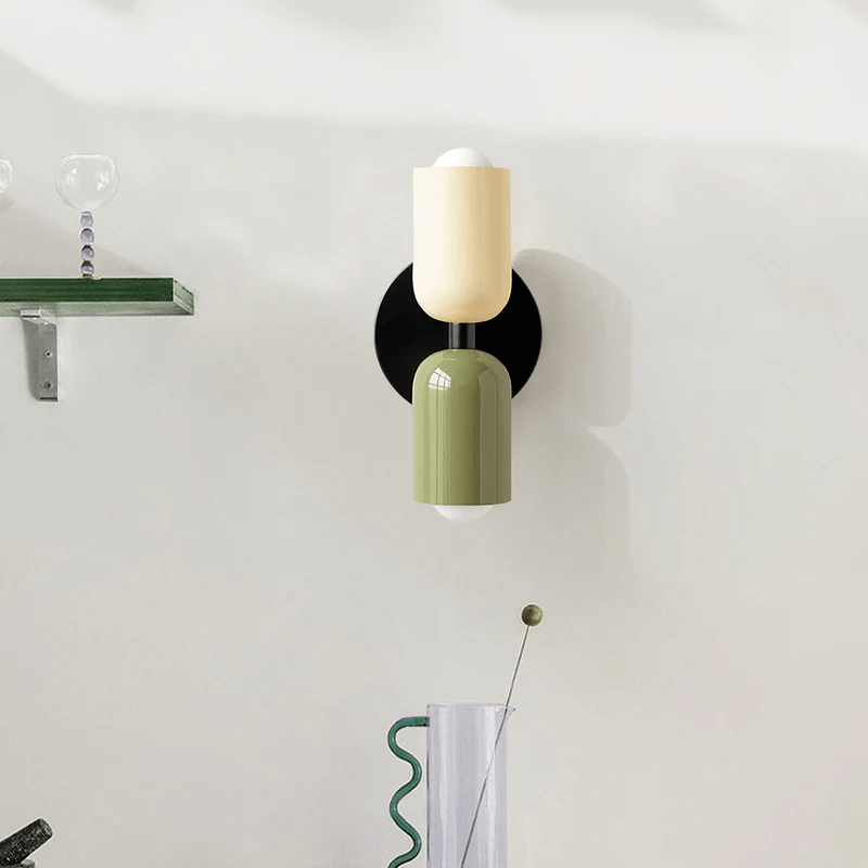 LumoDuo – Colorful Double Head Wall Lamp – Modern Metal Up & Down Lighting