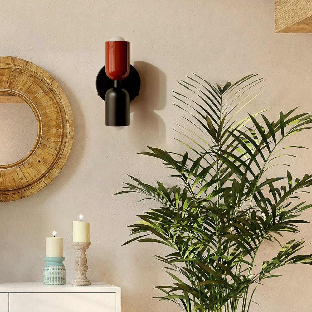 LumoDuo – Colorful Double Head Wall Lamp – Modern Metal Up & Down Lighting