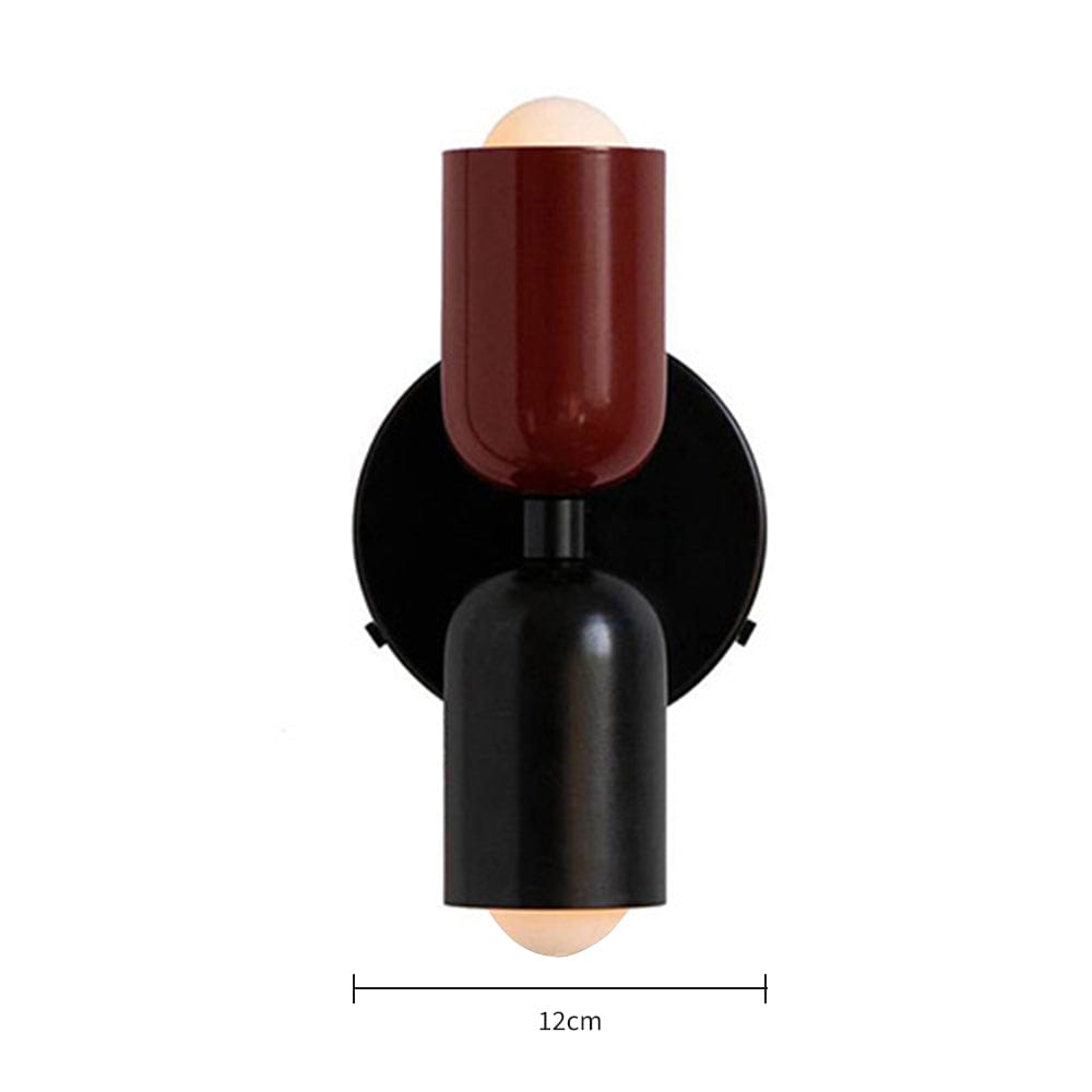 LumoDuo – Colorful Double Head Wall Lamp – Modern Metal Up & Down Lighting