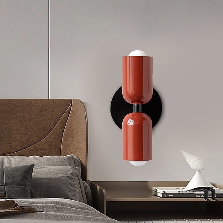 LumoDuo – Colorful Double Head Wall Lamp – Modern Metal Up & Down Lighting