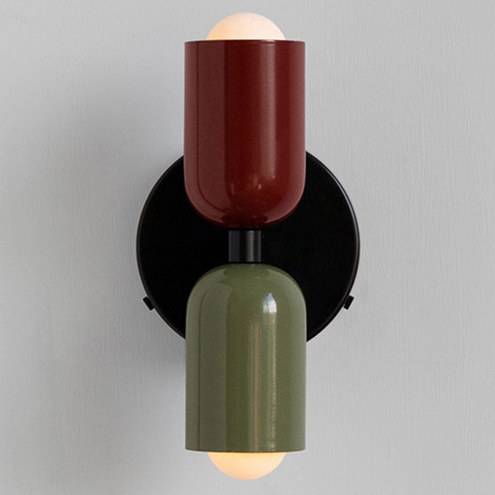 Moduro.co.uk Wall Lamp LumoDuo – Colorful Double Head Wall Lamp – Modern Metal Up & Down Lighting