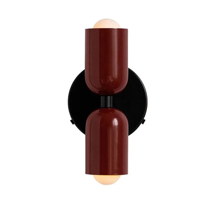 Moduro.co.uk Wall Lamp Red+Black / D12×H23cm LumoDuo – Colorful Double Head Wall Lamp – Modern Metal Up & Down Lighting