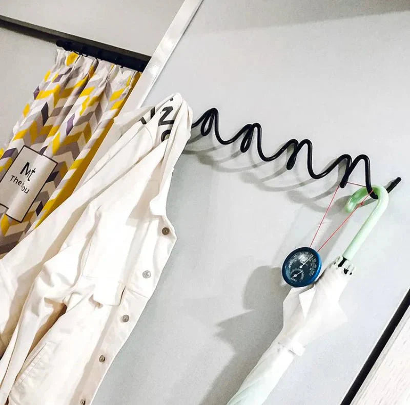 Minimalist metal wall hook