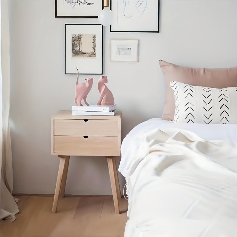 Decorative Resin Cat Statue – Minimalist Matte Finish