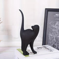 Virelle Maison - Statue décorative de chat en résine – Finition mate minimaliste | Virelle Maison