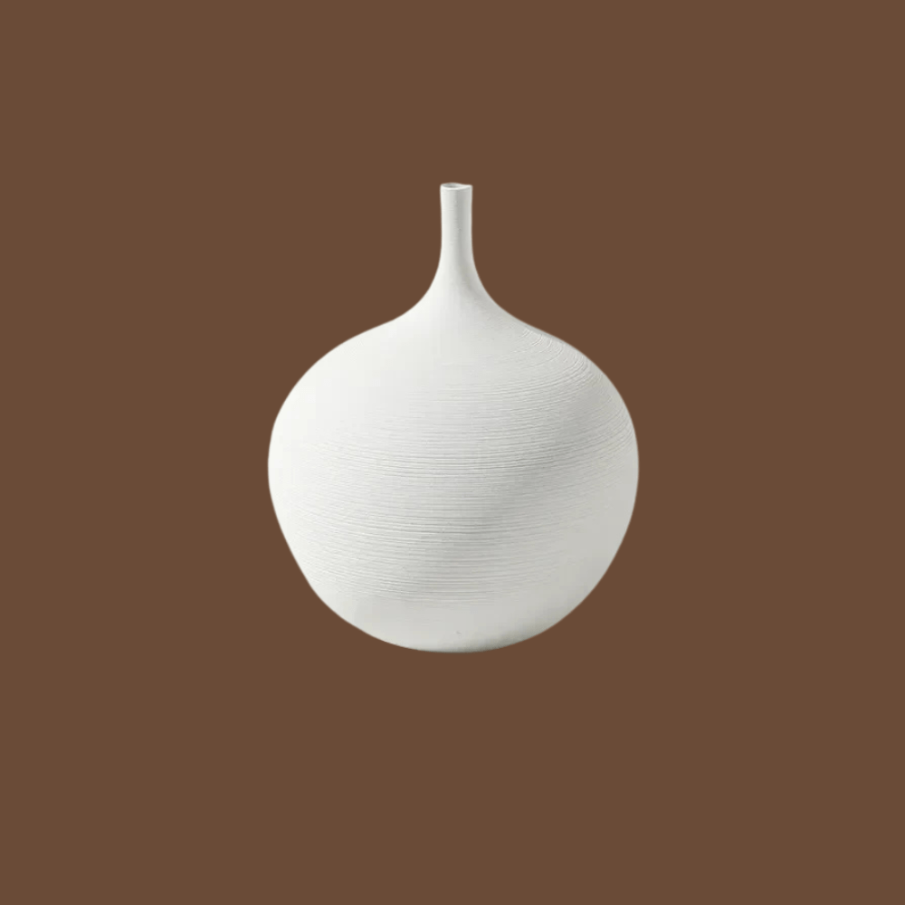 Virelle Maison - Vase en céramique mate minimaliste – style scandinave | Virelle Maison