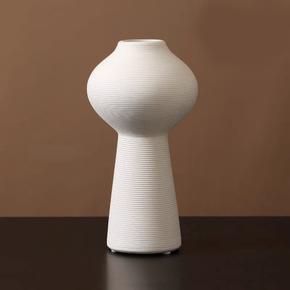 Virelle Maison - Vase en céramique mate minimaliste – style scandinave | Virelle Maison